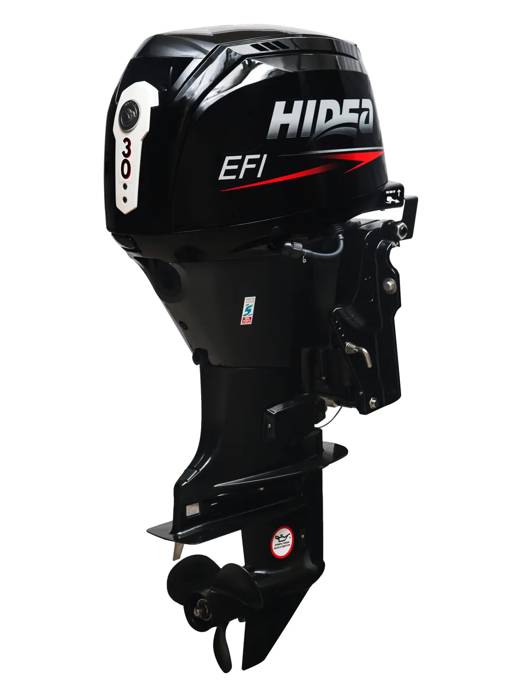 Мотор Hidea HDEF30EFS-T EFI (3 цилиндра): общий вид